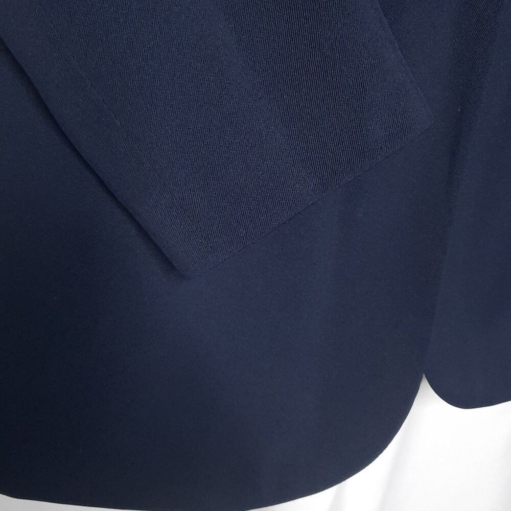 BICE Women's Navy Two Button Jacket Size 10 - Picture 5 of 7